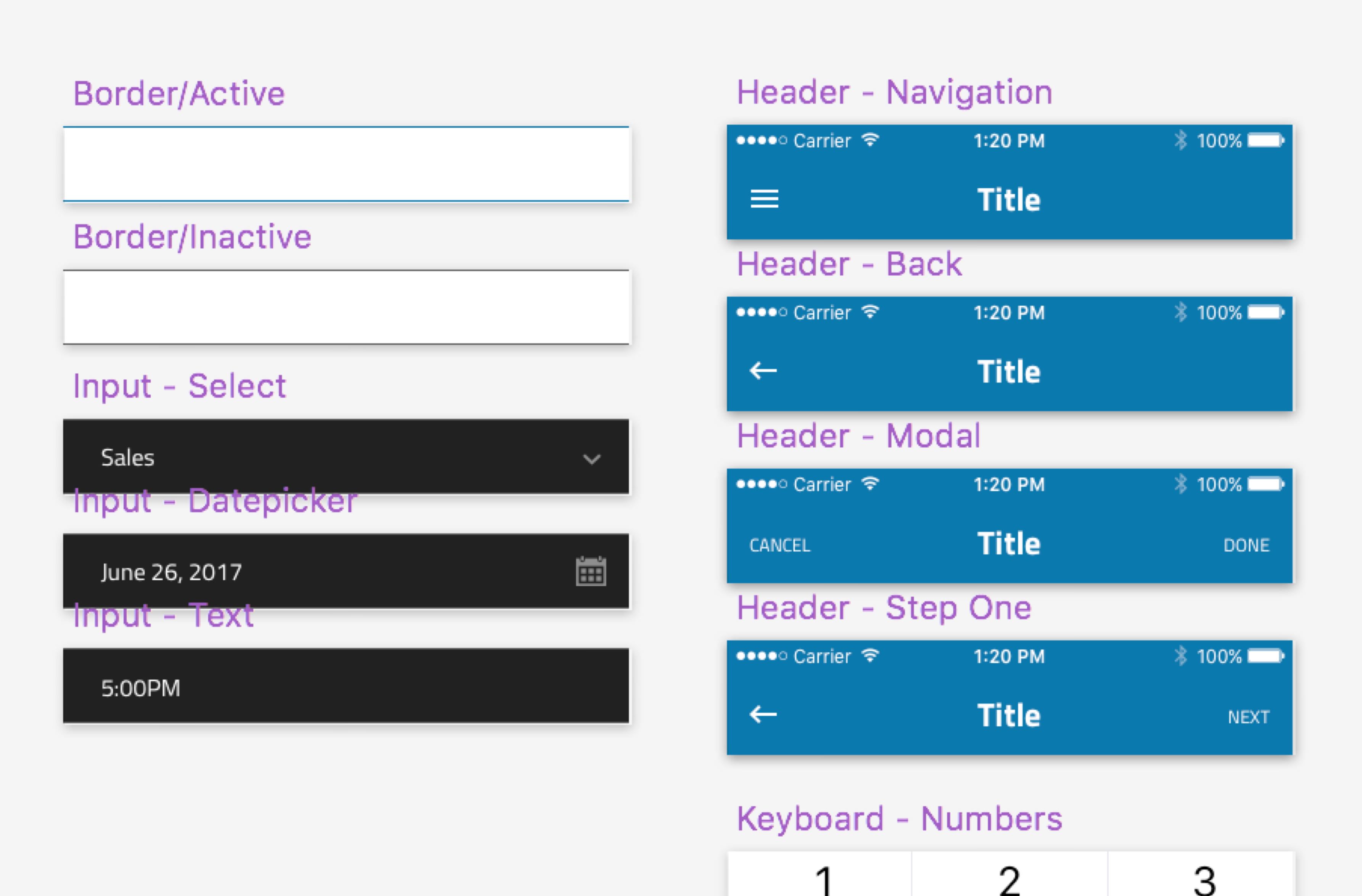 MyDealer Styleguide