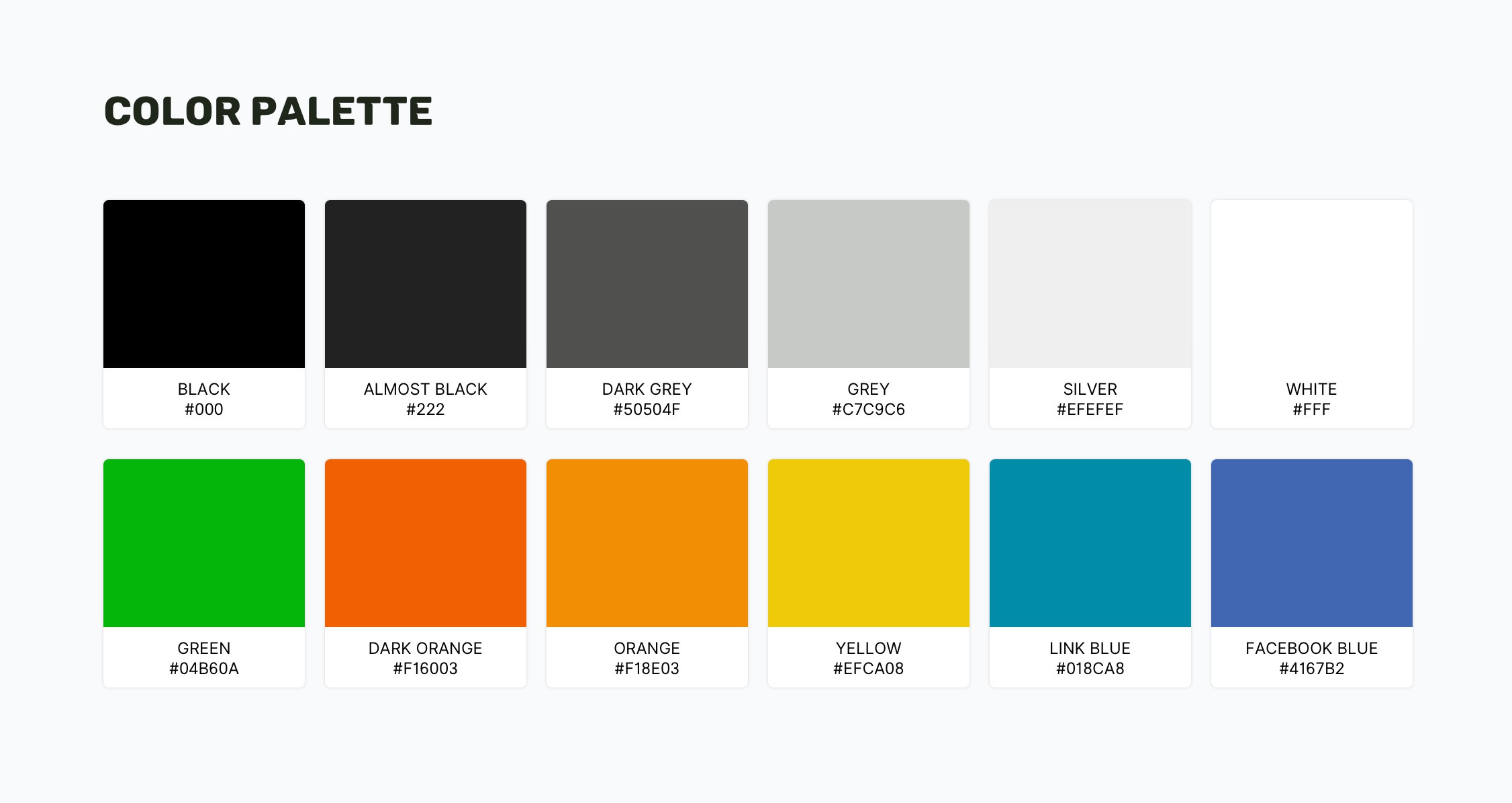 Vigit Color Palette